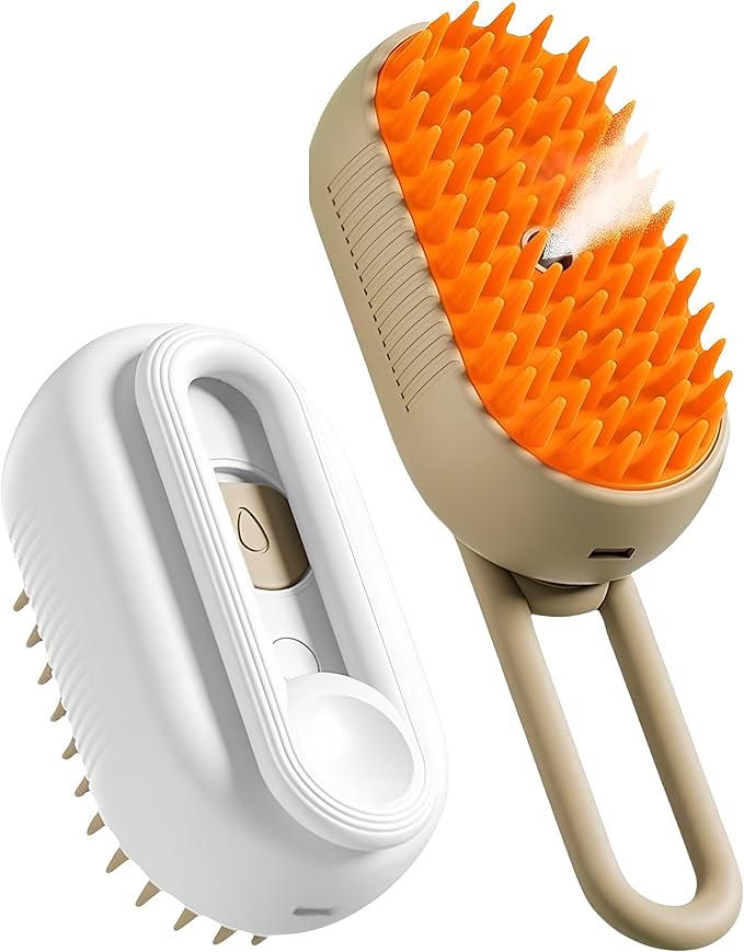 Electric Steam Brush for Pets 3 in 1