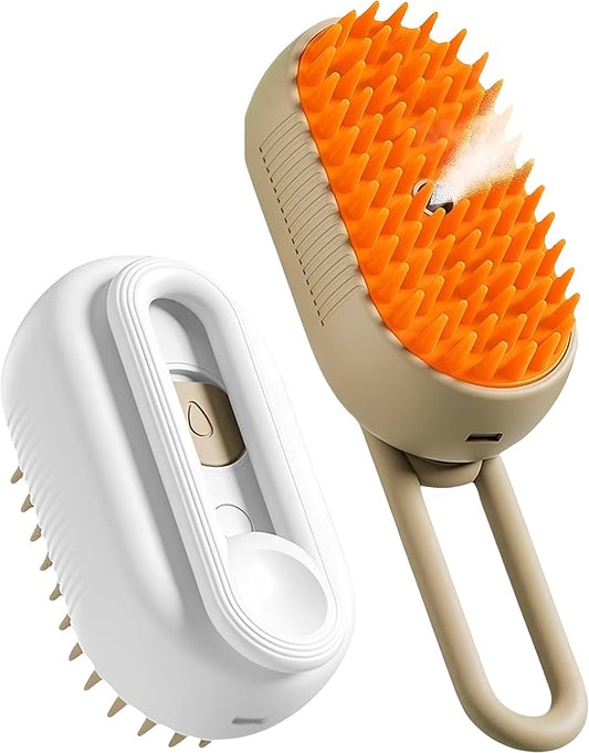 Electric Steam Brush for Pets 3 in 1