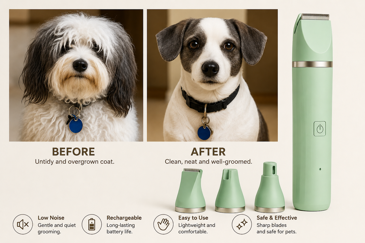 Premium 4-in-1 electric groomer - ClipperPro™