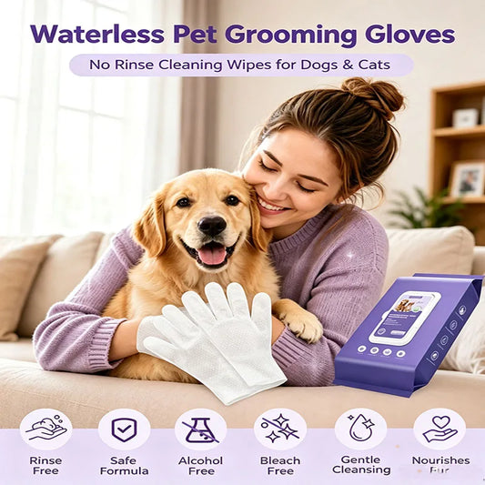 Waterless Pet Bathing Glove - PawSpa™