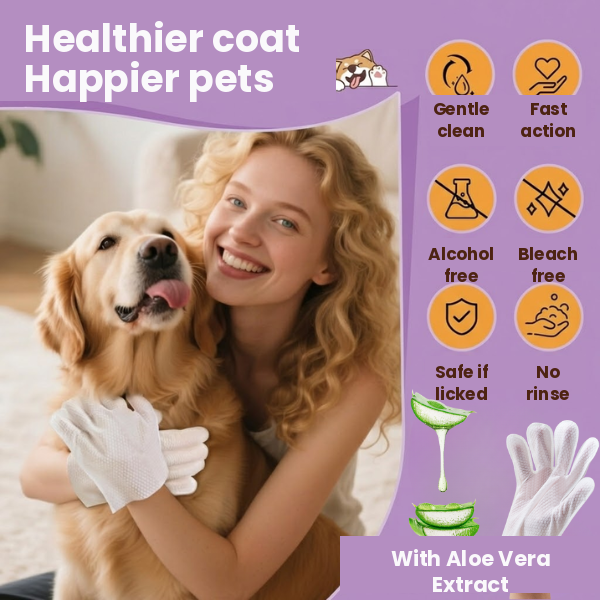 Waterless Pet Bathing Glove - PawSpa™